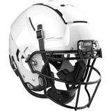 Schutt F7 VTD Adult Football Helmet with Carbon Steel Mask (Matte White L Black ROPO-DW-NB)