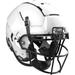 Schutt F7 VTD Adult Football Helmet with Carbon Steel Mask (Matte White L Black ROPO-DW-NB)