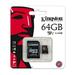 Kingston microSDXC Canvas Select Plus 100MB/s Read A1 Class 10 UHS-I Memory Card + Adapter 128GB