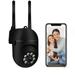 Security Cameras Wireless Outdoor Aoujea Dual Band 5G/2.4GHz Surveillance Camera Home HD Wireless Wifi Monitor Network Remote Wide Angle Camera on Clearance