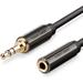 (25 Feet) 3.5mm Male to 3.5mm Female Stereo Audio Extension Cable Adapter [24K Gold Plated Connectors]