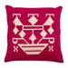 Novica Handmade Flower Pot Charm Cotton Blend Cushion Cover (18 Inch)