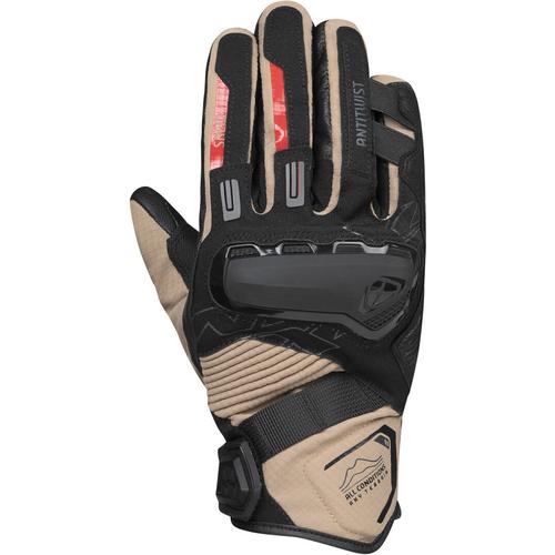 Ixon MS Skeid Motorradhandschuhe, schwarz-beige, Größe XL