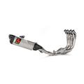 Akrapovic Slip-On Racing Line Titanium Auspuffanlage, silber