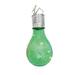 Solar Bulb Waterproof Solar Rotatable Hanging Led Light Lamp Bulb For Outdoor Garden Camping (Green Shell)