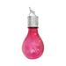 Solar Bulb Waterproof Solar Rotatable Hanging Led Light Lamp Bulb For Outdoor Garden Camping (Pink Shell)