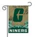 NCAA North Carolina-Charlotte 49ers Primary 13 x 18 Double Sided Garden Flag