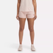 Women's Reebok Identity French Terry Shorts in Pink