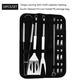 Grillers Grill Set Heavy Duty BBQ Accessories - BBQ Tool Set 16pc Grill Accessories with Spatula Fork Brush & BBQ Tongs - Gifts for Dad Durable Stainless Steel Grill Tools