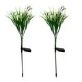 Multi Christmas Lights Cord LED Solar Outdoor Waterproof Lights Garden Yard Lawn Landscape Daisy Lamp 2 PC Lights for Christmas Trees