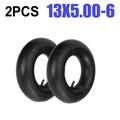 2 Pcs 6 inch tyre innertube 13x5.00-6 straight valve inner tube Lawn cart Tyre