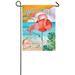 Evergreen Flag & Garden Welcome to Paradise 2-Sided Suede 1 6 x 1 0.5 ft. Garden Flag