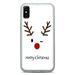 Christmas Rudolph Santa Clause White Case Slim Shockproof Hard Rubber Custom Case Cover For iPhone 12 Mini