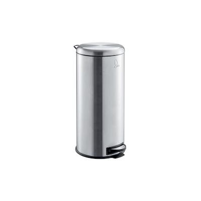 SVITA T30 Mülleimer 30Liter Edelstahl Treteimer Abfalleimer Mülltonne Silber Image