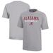 Youth Champion Gray Alabama Crimson Tide Stacked Logo Baseball T-Shirt