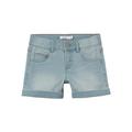 NAME IT Mädchen Nkfsalli Slim Dnm 6470-tx Noos Shorts, Light Blue Denim, 140 EU