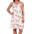 ONLY Damen Onlkarmen Life S/L Short Dress Wvn Noos, Creme Brûlée / Rose Flowers, 32