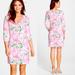 Lilly Pulitzer Dresses | Lily Pulitzer Palmetto Flamingo Print Dress 100% Pima Cotton Size Xs Womens | Color: Green/Pink | Size: Xs