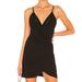 Free People Dresses | Free People Dylan Slip Bodycon Dress Wrap Black | Color: Black | Size: Xs