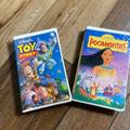 Disney Media | Disney Toy Story And Pocahontas Vhs Movies Videotapes | Color: Tan | Size: Os