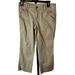 Disney Pants & Jumpsuits | Disney Disney Parks Embroidered Mickey Khaki Pants, Size 2 | Color: Tan | Size: 2