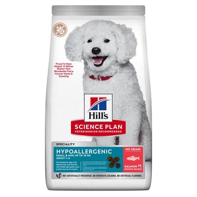 Lot Hill's Science Plan pour chien - Adult Hypoallergenic Small & Mini saumon (2 x 6 kg)