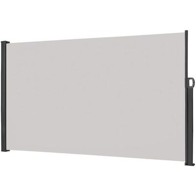 Naizy - Seitenmarkise Zertifiziert Sichtschutz Windschutz mit Aus Polyester und Alu Metall Ständer Image