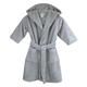 Peignoir coton & autres fibres gris M