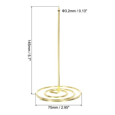 Desk Receipt Holder Spike, 3 Pack Invoice Bill Spike Ticket Fork