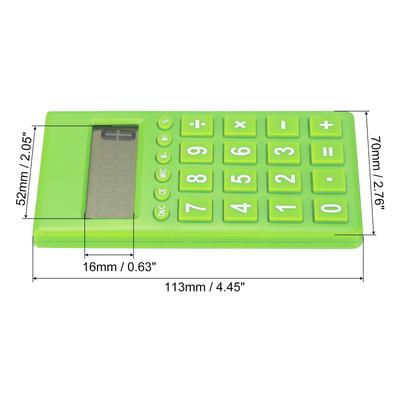 Desktop Calculator 8 Digit LCD Display Desk Calculator Style 2 Green