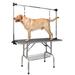 RoomTec Dog Folding Grooming Table | 64 H x 42 W x 24 D in | Wayfair 3ED2004CD0-42in black dog grooming table-JX