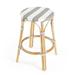 Mistana™ Alastair Bar & Counter Stool Metal in Gray/White/Brown | Counter Stool (24" Seat Height) | Wayfair 5F7A86059E4F49D28B2A4FCBA5CB2E13