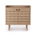 Hokku Designs Brois 35" Wide Teak Wood Sideboard Wood in Brown | 34.75 H x 35 W x 18 D in | Wayfair 5FB0A14294AA44EAB80D1DED3BCB6772