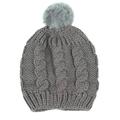 Hats Winter Boy Knitted Warm Skiing Cap Lovely Pompom Beanie Beach Hats Beige One Size 0-2Y