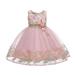 Summer Dresses For Girls 2023 New Children S Lace Wedding Skirt Princess Attended The Party To Attend The Event Elegant And Sweet Formal Dress