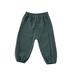 Toddler Baby Boy Girl Basic Plain Cotton Linen Pants Summer Fall Comfy Joggers