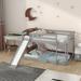 Hearsh Bed by Harriet Bee Wood in Gray | 46.5 H x 84.4 W x 79.3 D in | Wayfair 10DA99747DF84FFB97EB1602F34A5C40