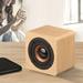 Aoujea Portable Bluetooth Speakers Portable Bookshelf Retro Wooden Bluetooth Mini Speaker Subwoofer Stereo Card Built-in Lithium Battery Bluetooth Audio