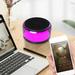 Aoujea Portable Bluetooth Speakers Minis Compact Colorful Light-emitting Subwoofer Wireless Bluetooth Audio Desktop Desktop Portable Bluetooth Audio Bluetooth Audio