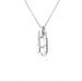KIHOUT Clearance Forever Linked Together Necklace Letter Interlocked Necklace With Clavicle Chain Alphabet Necklace