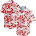 Men's Tommy Bahama Red Los Angeles Angels Tropical Horizons Button-Up Shirt