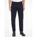 Chinohose TOMMY HILFIGER "Chino Denton 1985 PIMA CO" Gr. 36, Länge 34, blau (blue) Herren Hosen Business