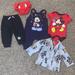 Disney One Pieces | Baby Boy Mickey Mouse Bundle (5 Pieces) | Color: Black/Red | Size: Various