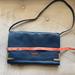 Michael Kors Bags | Michael Kors Blue Oversized Clutch Leather Purse Handbag | Color: Blue | Size: Os
