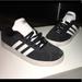 Adidas Shoes | Adidas Black And White Sneakers, Size 3 | Color: Black/White | Size: 3b