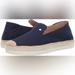 Kate Spade Shoes | Kate Spade Navy Espadrilles Canvas Slip On Lisa Us Size 9m | Color: Blue | Size: 9