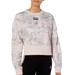 Adidas Tops | Adidas Vocal Cropped Crewneck Sweatshirt | Color: Cream/Pink | Size: S