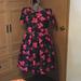 Lularoe Dresses | Lularoe Amelia Dress 2xl | Color: Black/Pink | Size: Xxl