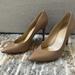 Jessica Simpson Shoes | Jessica Simpson Women’s Beige Leather Color Pointed Toe Pumps Heels Size 7.5 | Color: Tan | Size: 7.5