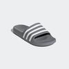 Badesandale ADIDAS SPORTSWEAR "AQUA ADILETTE", Gr. 46, grau (grau three, cloud weiß, grau three), Synthetik, sportlich, Schuhe